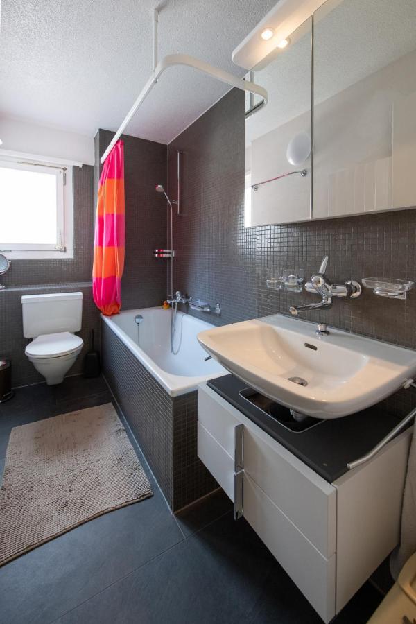 Agrimonia - möbilierte Ferienwohnung mit Balkon Davos Exterior foto