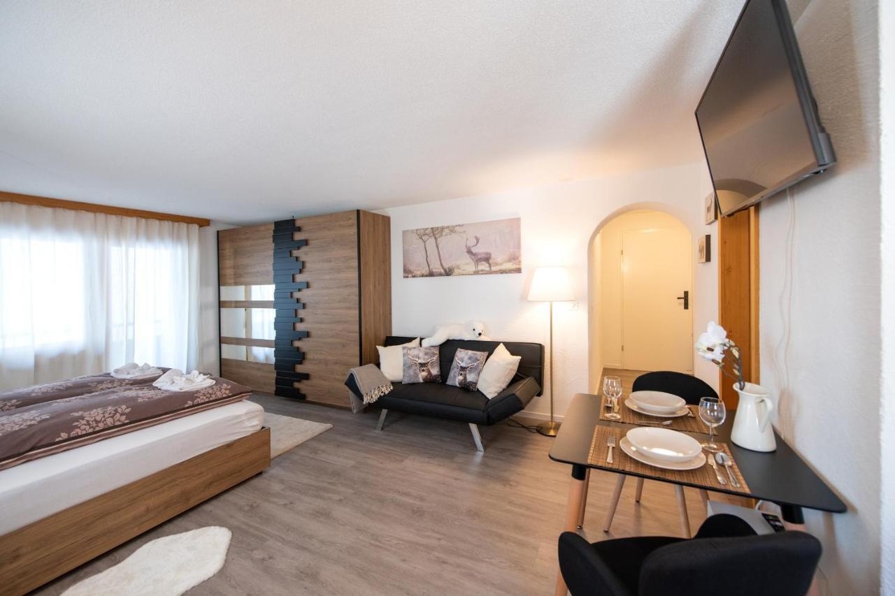 Agrimonia - möbilierte Ferienwohnung mit Balkon Davos Exterior foto