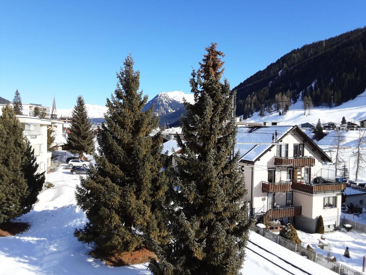Agrimonia - möbilierte Ferienwohnung mit Balkon Davos Exterior foto